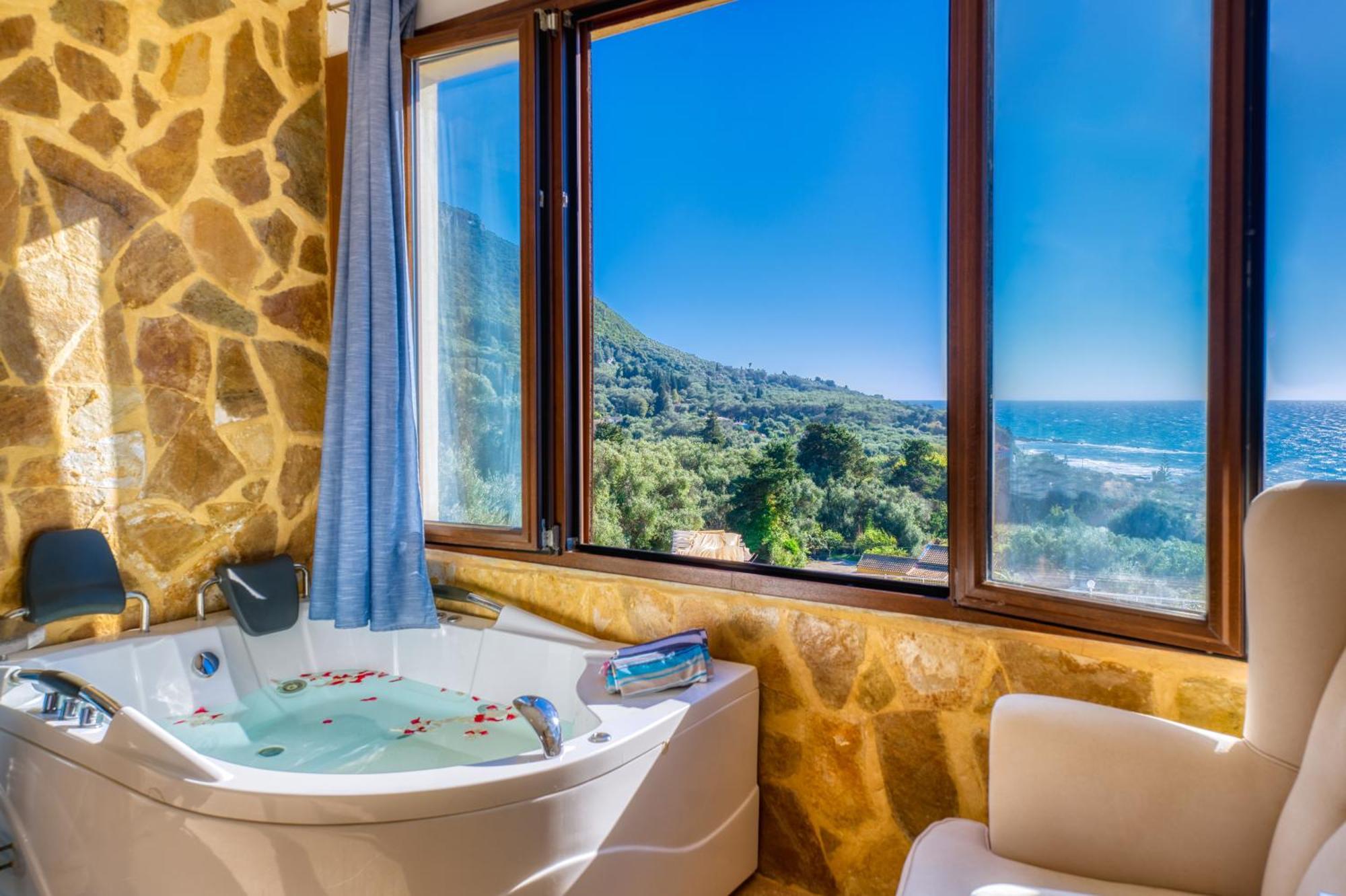 Sea View Villa Paramonas Paramónasz Kültér fotó