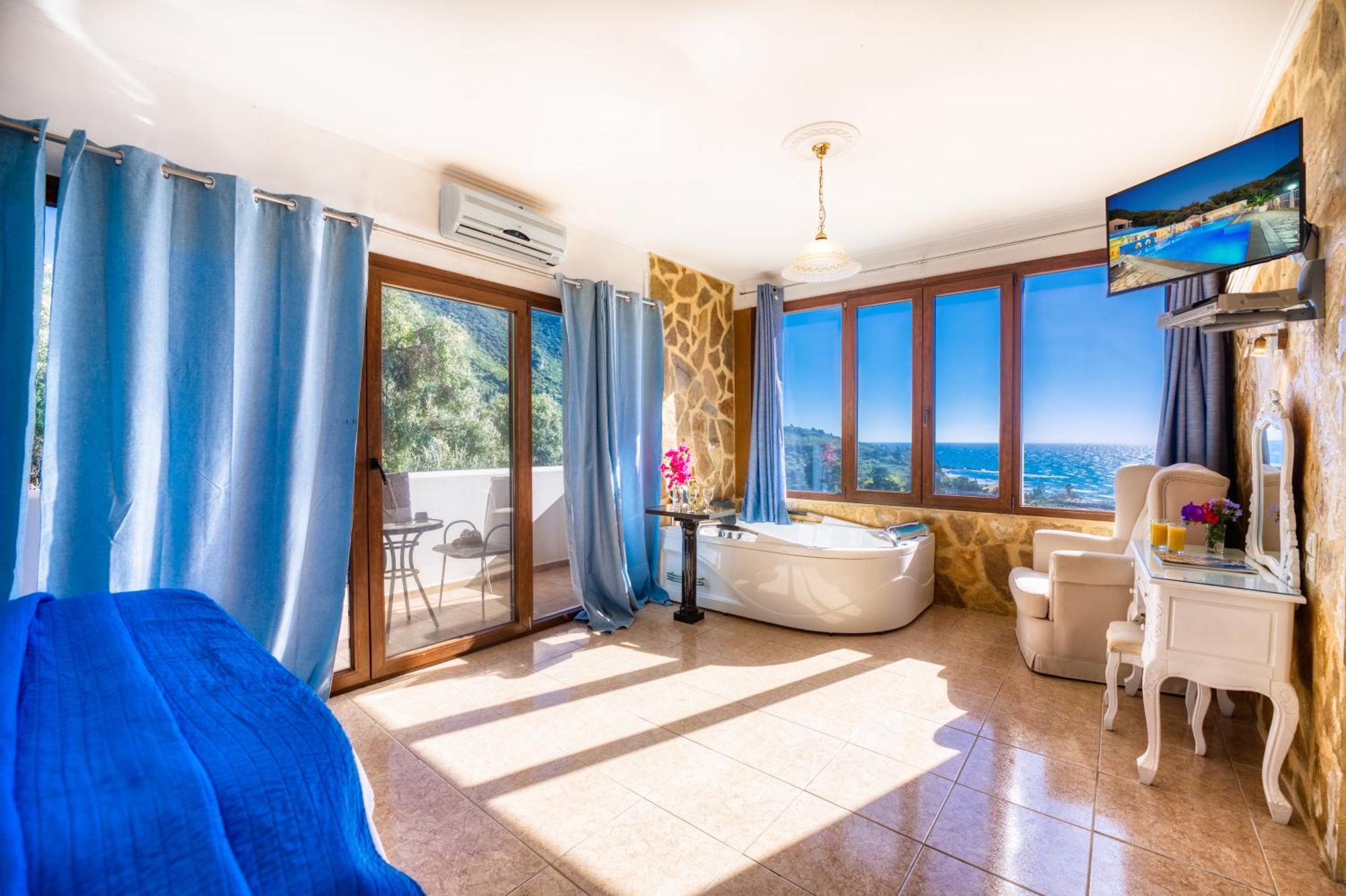 Sea View Villa Paramonas Paramónasz Kültér fotó