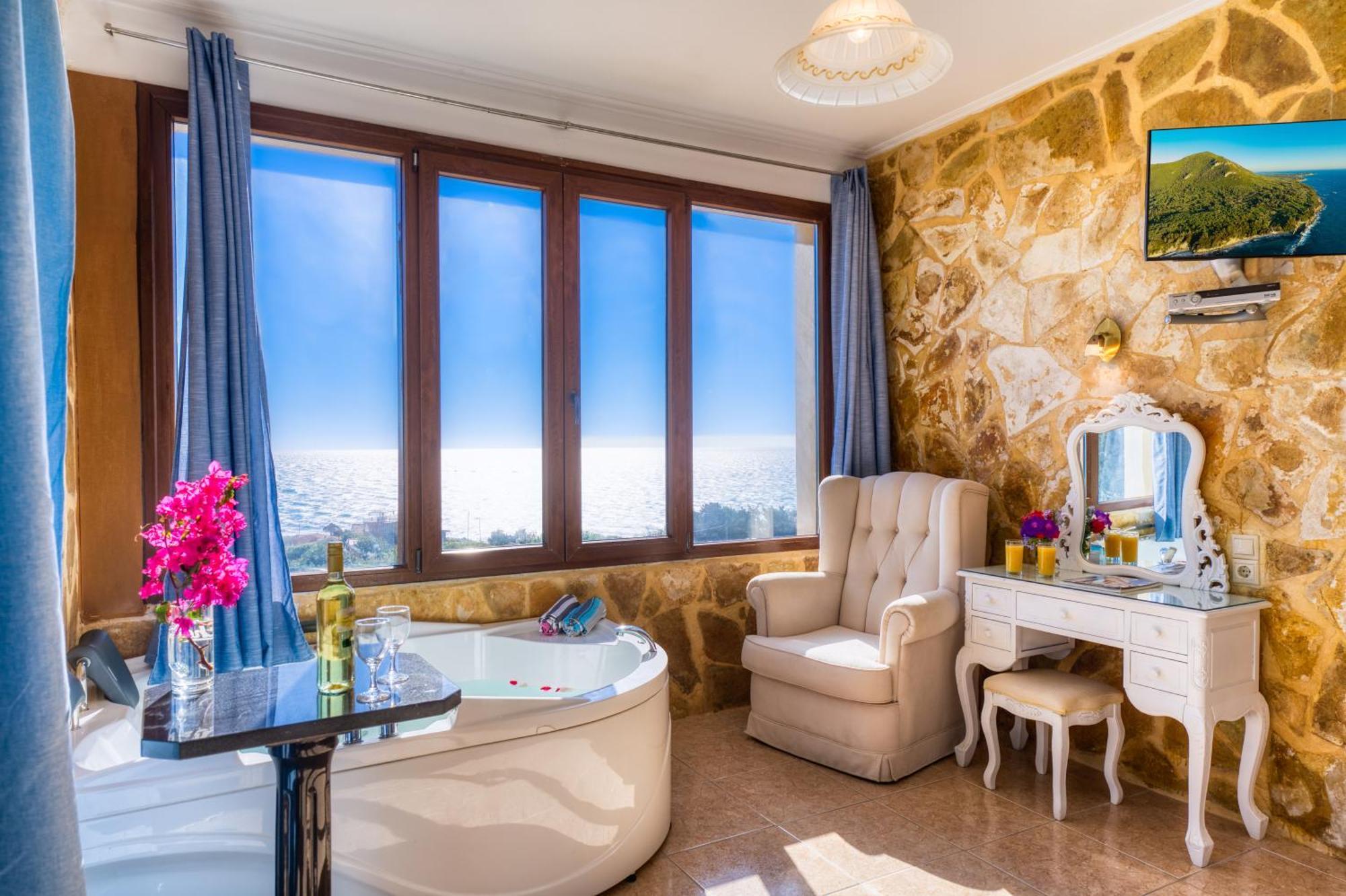 Sea View Villa Paramonas Paramónasz Kültér fotó