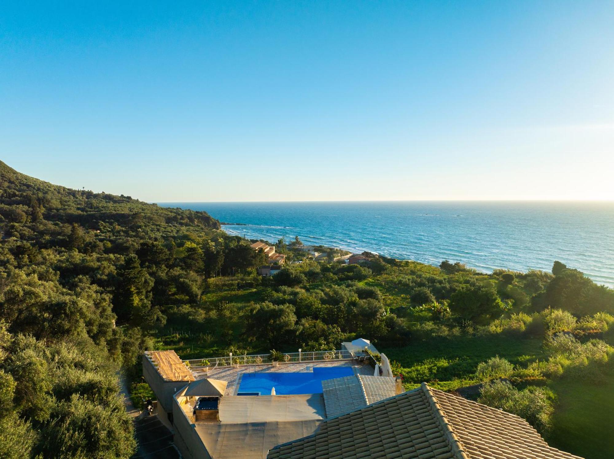 Sea View Villa Paramonas Paramónasz Kültér fotó