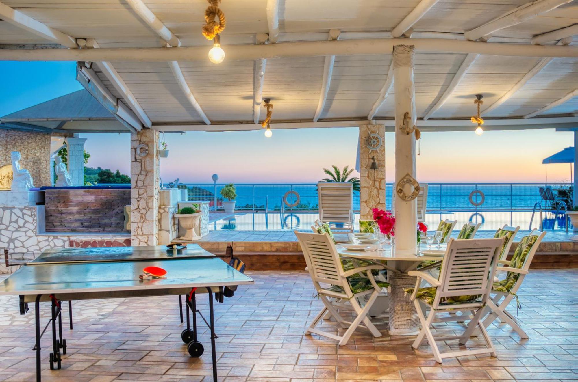 Sea View Villa Paramonas Paramónasz Kültér fotó