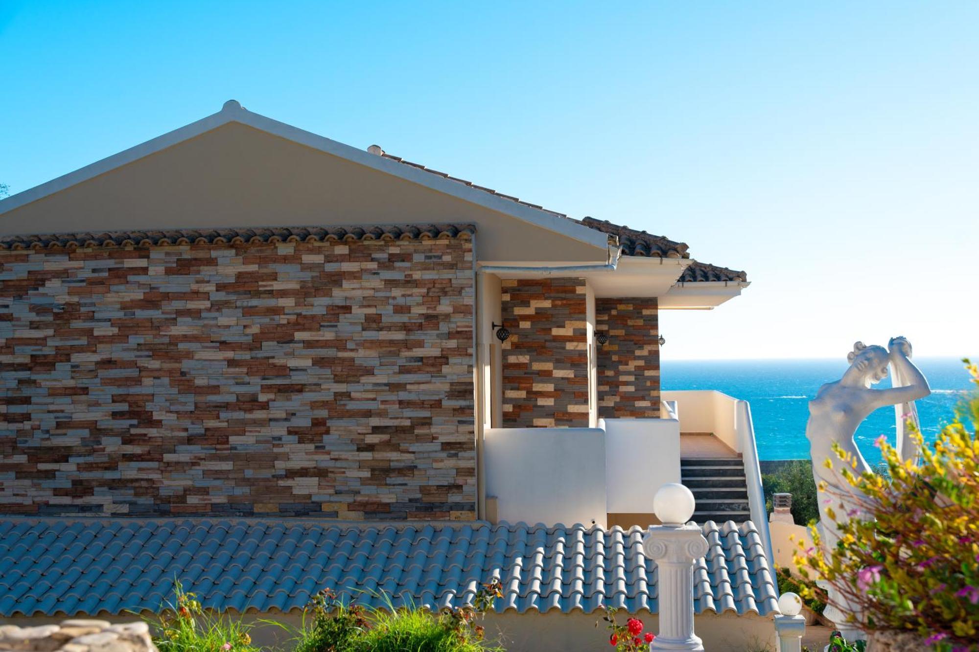Sea View Villa Paramonas Paramónasz Kültér fotó