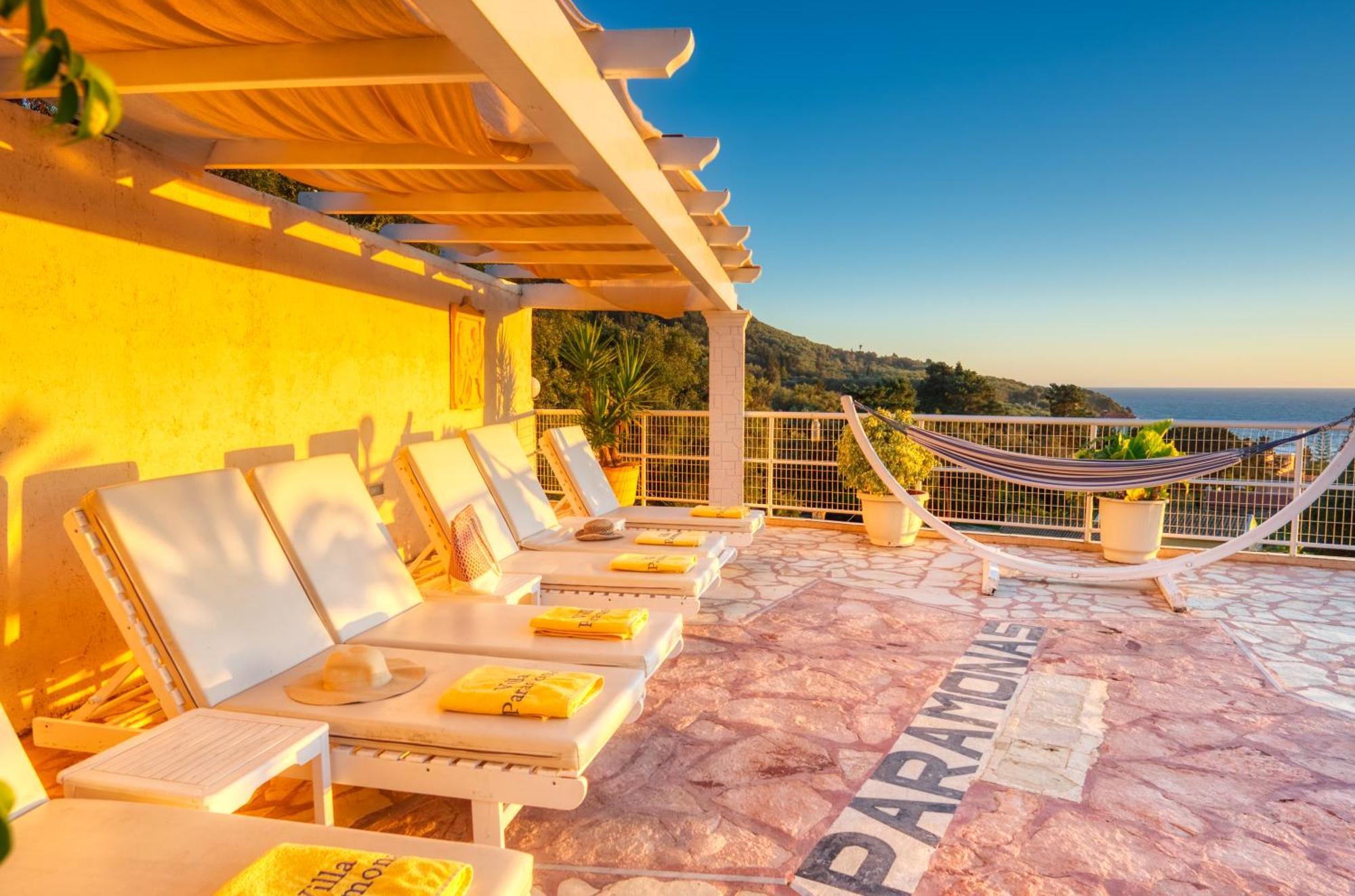 Sea View Villa Paramonas Paramónasz Kültér fotó