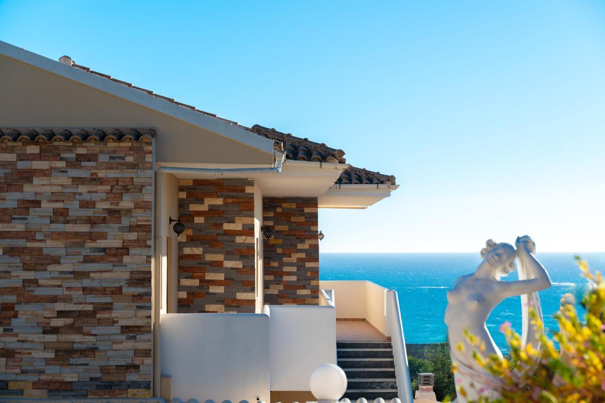 Sea View Villa Paramonas Paramónasz Kültér fotó